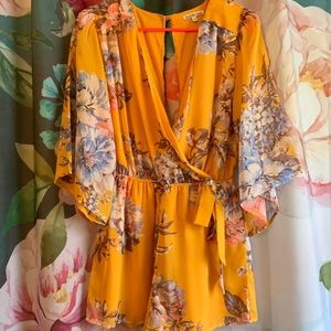 Super cute yellow romper